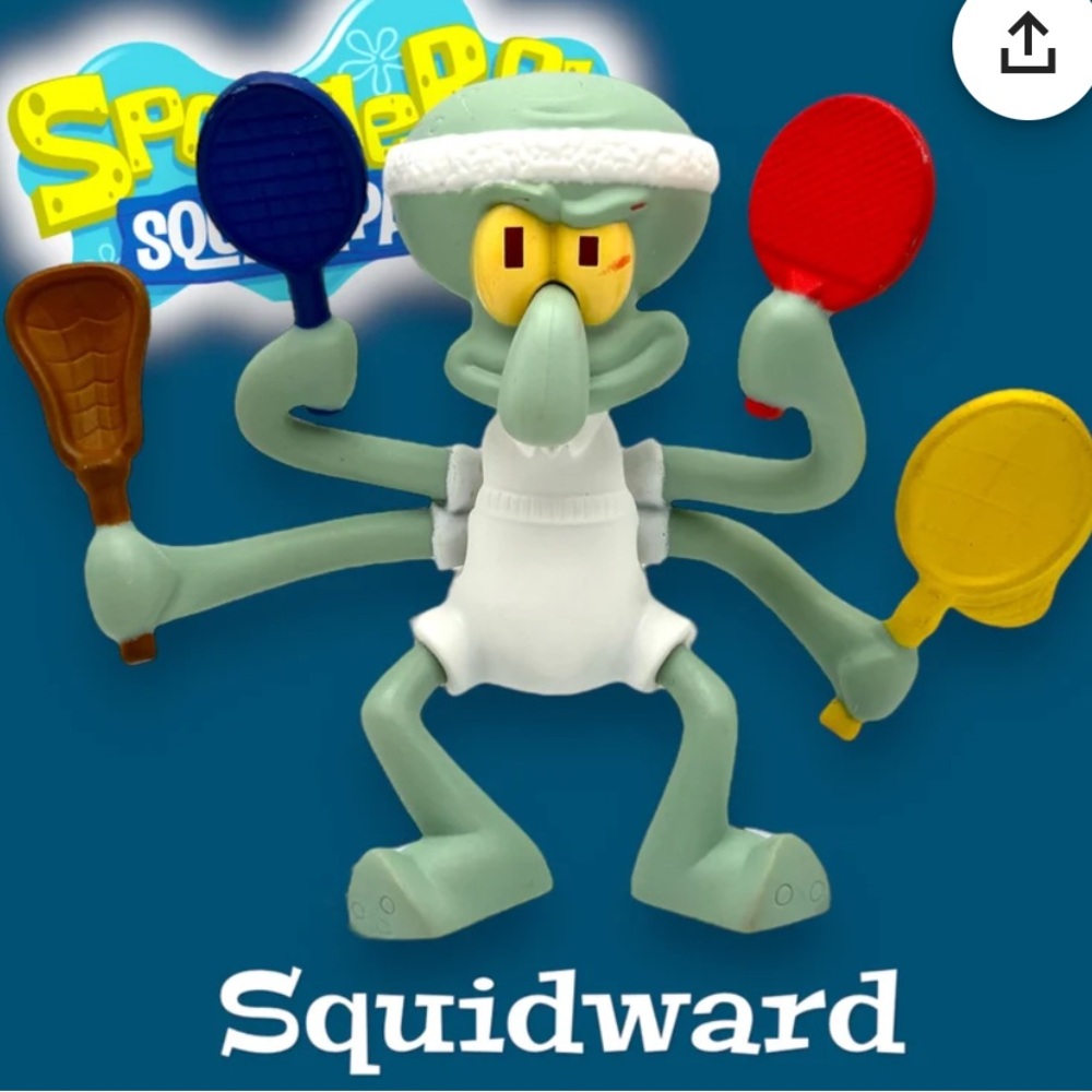 2012 Viacom McDonald's SpongeBob Squarepants Figure Happy Meal Toy 3"